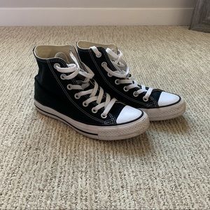 Black high top Converse All Star